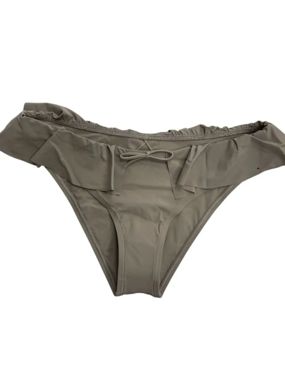 NWT Maryam Nassir Zadeh X J.Crew Size M Ruffle Bikini Bottoms Polyamide P0607